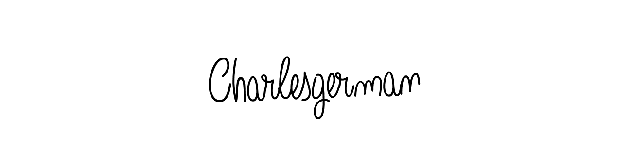Create a beautiful signature design for name Charlesgerman. With this signature (Angelique-Rose-font-FFP) fonts, you can make a handwritten signature for free. Charlesgerman signature style 5 images and pictures png