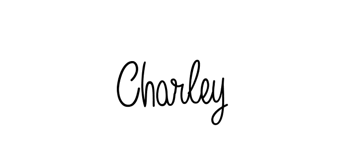 Use a signature maker to create a handwritten signature online. With this signature software, you can design (Angelique-Rose-font-FFP) your own signature for name Charley. Charley signature style 5 images and pictures png