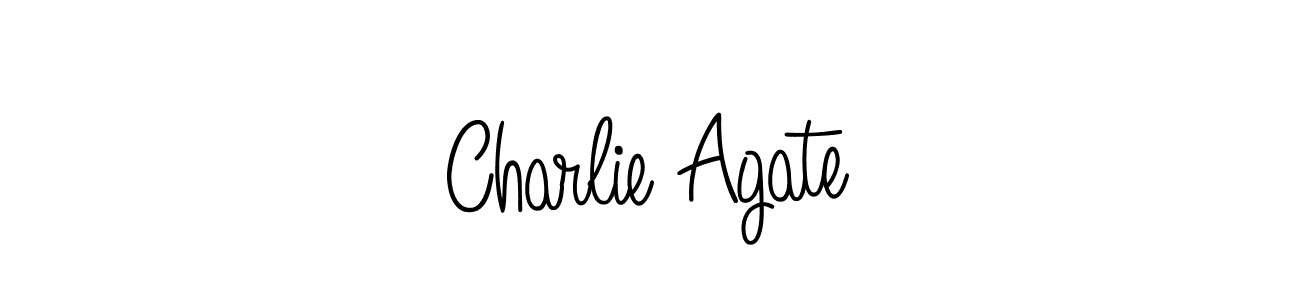Check out images of Autograph of Charlie Agate name. Actor Charlie Agate Signature Style. Angelique-Rose-font-FFP is a professional sign style online. Charlie Agate signature style 5 images and pictures png