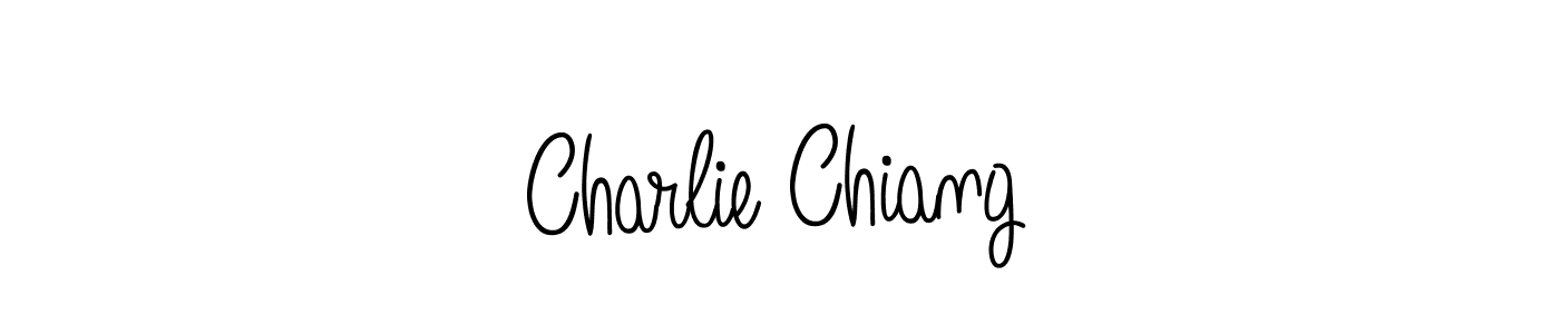 Design your own signature with our free online signature maker. With this signature software, you can create a handwritten (Angelique-Rose-font-FFP) signature for name Charlie Chiang. Charlie Chiang signature style 5 images and pictures png