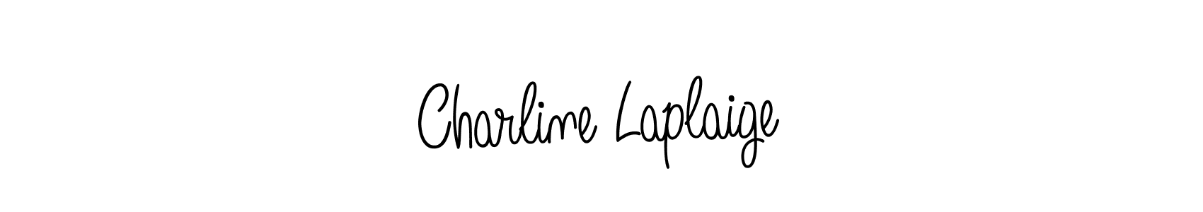 Design your own signature with our free online signature maker. With this signature software, you can create a handwritten (Angelique-Rose-font-FFP) signature for name Charline Laplaige. Charline Laplaige signature style 5 images and pictures png