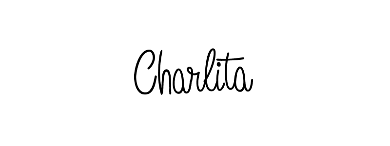 Also we have Charlita name is the best signature style. Create professional handwritten signature collection using Angelique-Rose-font-FFP autograph style. Charlita signature style 5 images and pictures png