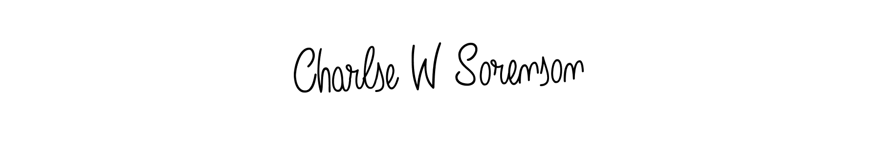 Also You can easily find your signature by using the search form. We will create Charlse W Sorenson name handwritten signature images for you free of cost using Angelique-Rose-font-FFP sign style. Charlse W Sorenson signature style 5 images and pictures png