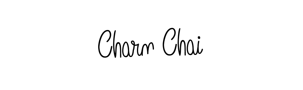 Make a beautiful signature design for name Charn Chai. With this signature (Angelique-Rose-font-FFP) style, you can create a handwritten signature for free. Charn Chai signature style 5 images and pictures png