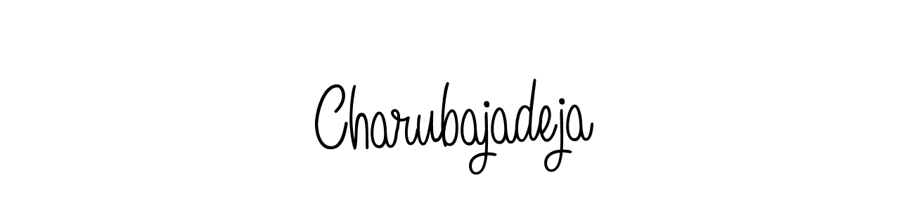 Charubajadeja stylish signature style. Best Handwritten Sign (Angelique-Rose-font-FFP) for my name. Handwritten Signature Collection Ideas for my name Charubajadeja. Charubajadeja signature style 5 images and pictures png