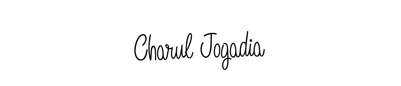 Also You can easily find your signature by using the search form. We will create Charul Jogadia name handwritten signature images for you free of cost using Angelique-Rose-font-FFP sign style. Charul Jogadia signature style 5 images and pictures png
