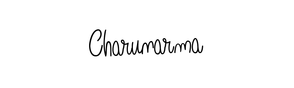Design your own signature with our free online signature maker. With this signature software, you can create a handwritten (Angelique-Rose-font-FFP) signature for name Charunarma. Charunarma signature style 5 images and pictures png