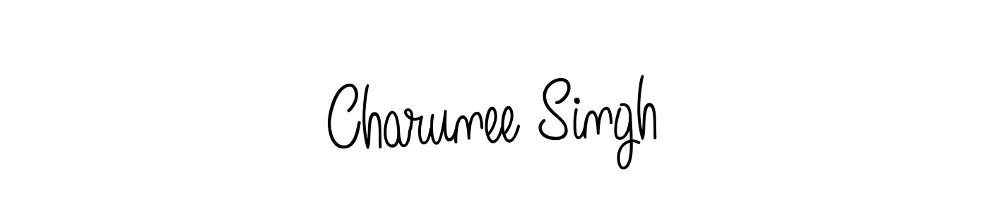 Check out images of Autograph of Charunee Singh name. Actor Charunee Singh Signature Style. Angelique-Rose-font-FFP is a professional sign style online. Charunee Singh signature style 5 images and pictures png