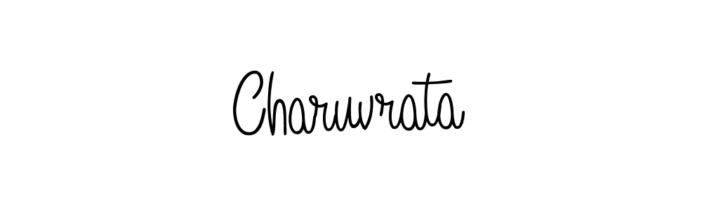 You should practise on your own different ways (Angelique-Rose-font-FFP) to write your name (Charuvrata) in signature. don't let someone else do it for you. Charuvrata signature style 5 images and pictures png