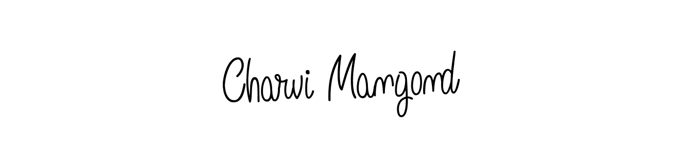 Similarly Angelique-Rose-font-FFP is the best handwritten signature design. Signature creator online .You can use it as an online autograph creator for name Charvi Mangond. Charvi Mangond signature style 5 images and pictures png