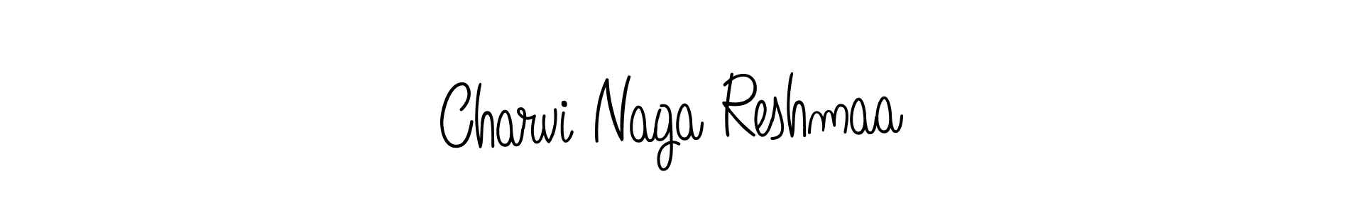 if you are searching for the best signature style for your name Charvi Naga Reshmaa. so please give up your signature search. here we have designed multiple signature styles  using Angelique-Rose-font-FFP. Charvi Naga Reshmaa signature style 5 images and pictures png