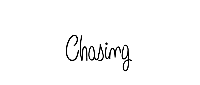 Make a beautiful signature design for name Chasing. With this signature (Angelique-Rose-font-FFP) style, you can create a handwritten signature for free. Chasing signature style 5 images and pictures png