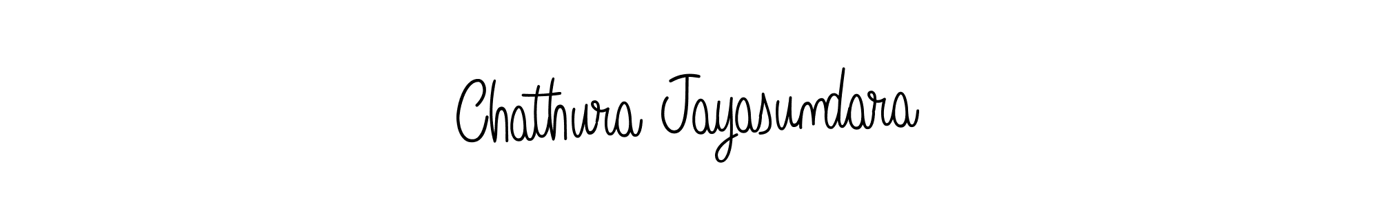 You should practise on your own different ways (Angelique-Rose-font-FFP) to write your name (Chathura Jayasundara) in signature. don't let someone else do it for you. Chathura Jayasundara signature style 5 images and pictures png