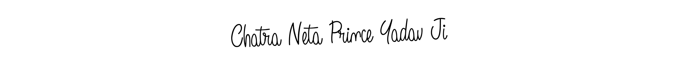 Also You can easily find your signature by using the search form. We will create Chatra Neta Prince Yadav Ji name handwritten signature images for you free of cost using Angelique-Rose-font-FFP sign style. Chatra Neta Prince Yadav Ji signature style 5 images and pictures png