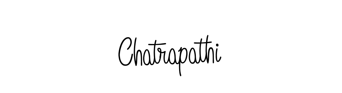 Design your own signature with our free online signature maker. With this signature software, you can create a handwritten (Angelique-Rose-font-FFP) signature for name Chatrapathi. Chatrapathi signature style 5 images and pictures png