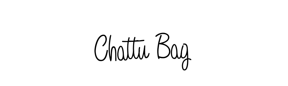 Use a signature maker to create a handwritten signature online. With this signature software, you can design (Angelique-Rose-font-FFP) your own signature for name Chattu Bag. Chattu Bag signature style 5 images and pictures png