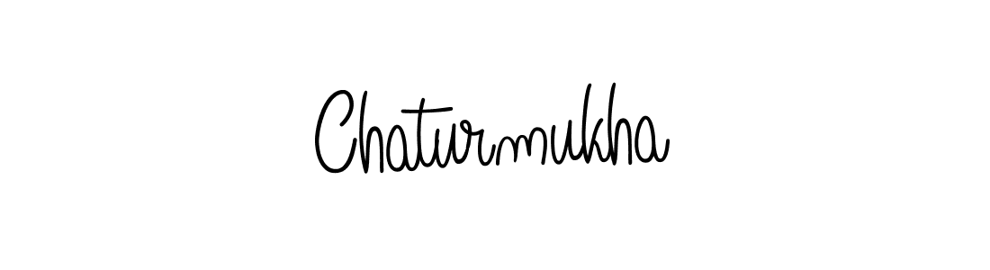 How to make Chaturmukha signature? Angelique-Rose-font-FFP is a professional autograph style. Create handwritten signature for Chaturmukha name. Chaturmukha signature style 5 images and pictures png