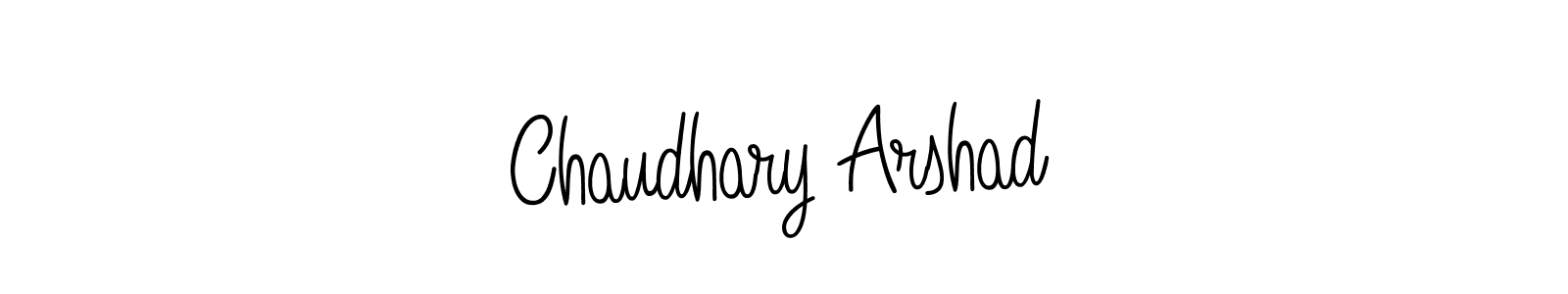 How to Draw Chaudhary Arshad signature style? Angelique-Rose-font-FFP is a latest design signature styles for name Chaudhary Arshad. Chaudhary Arshad signature style 5 images and pictures png