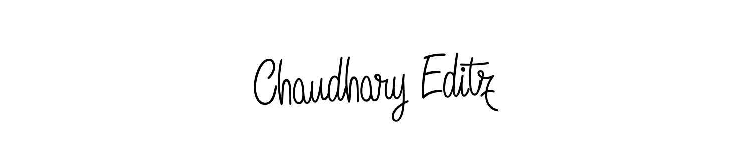 How to Draw Chaudhary Editz signature style? Angelique-Rose-font-FFP is a latest design signature styles for name Chaudhary Editz. Chaudhary Editz signature style 5 images and pictures png