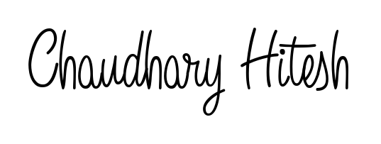 Try this chic Chaudhary Hitesh handwritten sign style. Using Angelique-Rose-font-FFP font elements, it gives your name a sleek, memorable identity. Chaudhary Hitesh signature style 5 images and pictures png