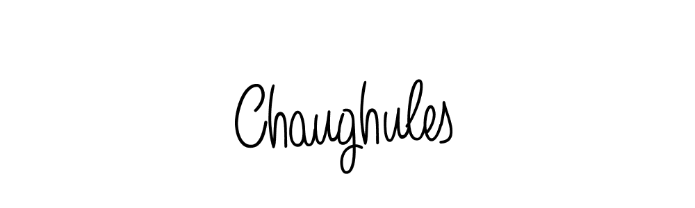 Chaughules stylish signature style. Best Handwritten Sign (Angelique-Rose-font-FFP) for my name. Handwritten Signature Collection Ideas for my name Chaughules. Chaughules signature style 5 images and pictures png