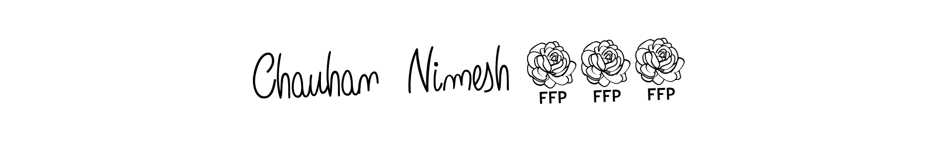 How to make Chauhan  Nimesh 202 signature? Angelique-Rose-font-FFP is a professional autograph style. Create handwritten signature for Chauhan  Nimesh 202 name. Chauhan  Nimesh 202 signature style 5 images and pictures png