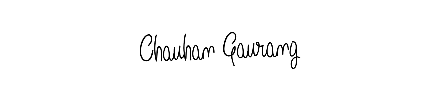 Create a beautiful signature design for name Chauhan Gaurang. With this signature (Angelique-Rose-font-FFP) fonts, you can make a handwritten signature for free. Chauhan Gaurang signature style 5 images and pictures png