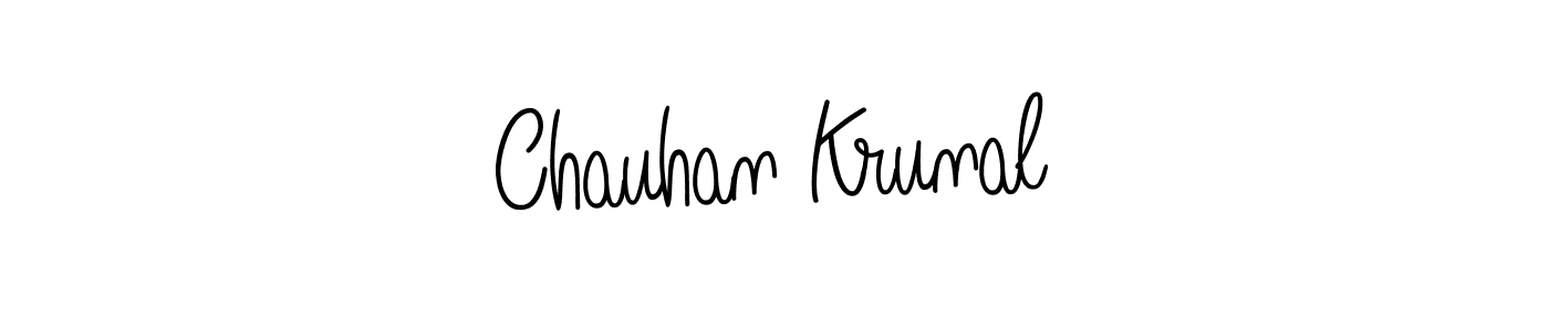 Make a short Chauhan Krunal signature style. Manage your documents anywhere anytime using Angelique-Rose-font-FFP. Create and add eSignatures, submit forms, share and send files easily. Chauhan Krunal signature style 5 images and pictures png