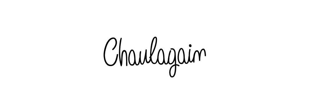 How to Draw Chaulagain signature style? Angelique-Rose-font-FFP is a latest design signature styles for name Chaulagain. Chaulagain signature style 5 images and pictures png