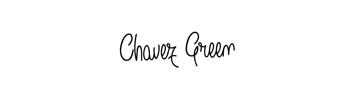 How to make Chavez Green name signature. Use Angelique-Rose-font-FFP style for creating short signs online. This is the latest handwritten sign. Chavez Green signature style 5 images and pictures png