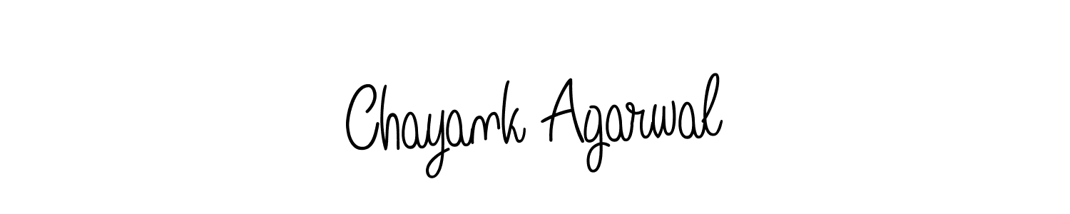 How to make Chayank Agarwal name signature. Use Angelique-Rose-font-FFP style for creating short signs online. This is the latest handwritten sign. Chayank Agarwal signature style 5 images and pictures png
