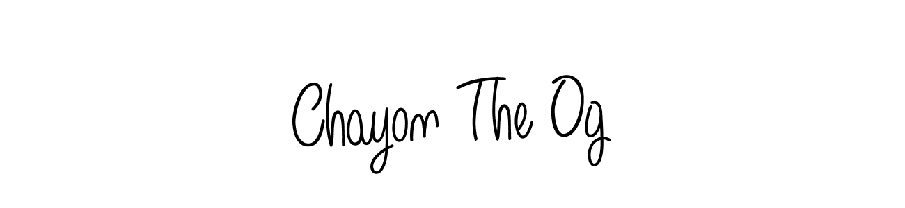 Also You can easily find your signature by using the search form. We will create Chayon The Og name handwritten signature images for you free of cost using Angelique-Rose-font-FFP sign style. Chayon The Og signature style 5 images and pictures png
