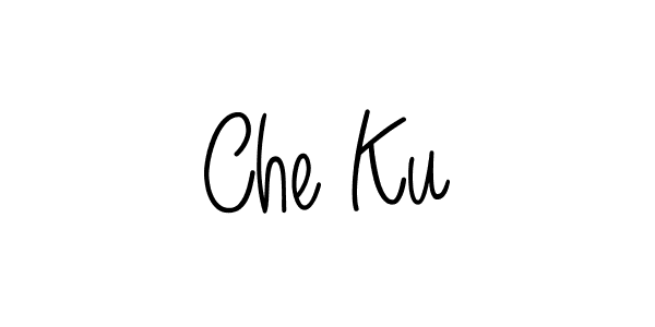 Che Ku stylish signature style. Best Handwritten Sign (Angelique-Rose-font-FFP) for my name. Handwritten Signature Collection Ideas for my name Che Ku. Che Ku signature style 5 images and pictures png