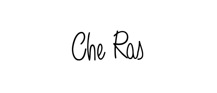 Make a beautiful signature design for name Che Ras. With this signature (Angelique-Rose-font-FFP) style, you can create a handwritten signature for free. Che Ras signature style 5 images and pictures png