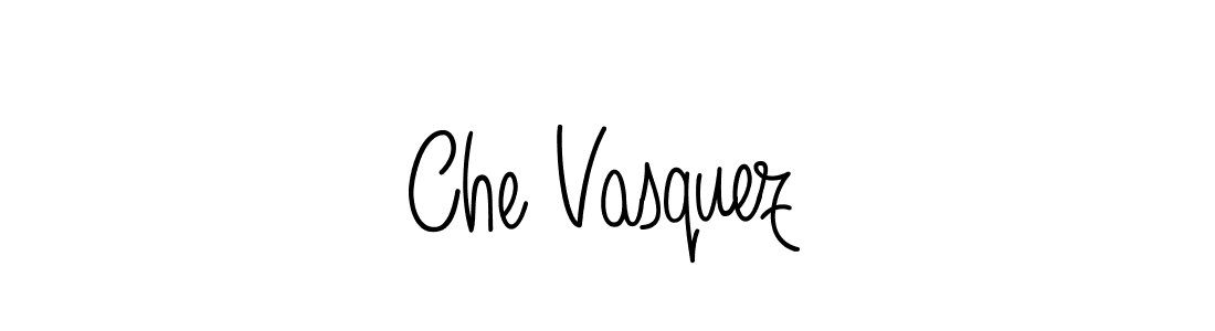 Che Vasquez stylish signature style. Best Handwritten Sign (Angelique-Rose-font-FFP) for my name. Handwritten Signature Collection Ideas for my name Che Vasquez. Che Vasquez signature style 5 images and pictures png