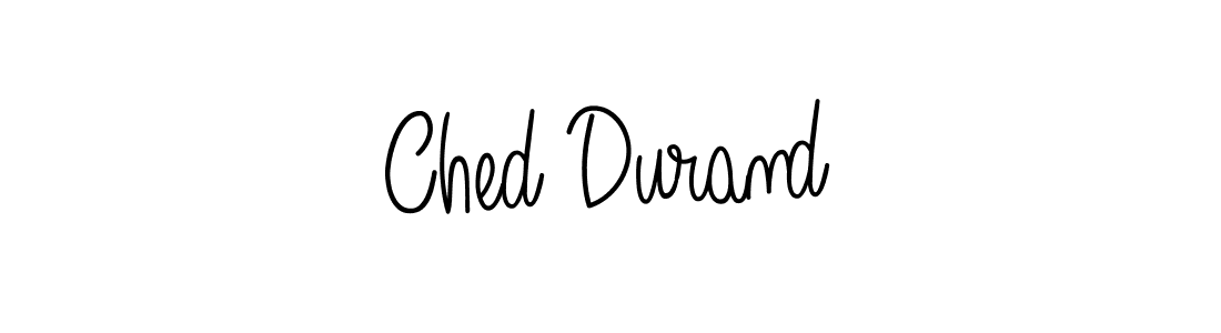You should practise on your own different ways (Angelique-Rose-font-FFP) to write your name (Ched Durand) in signature. don't let someone else do it for you. Ched Durand signature style 5 images and pictures png