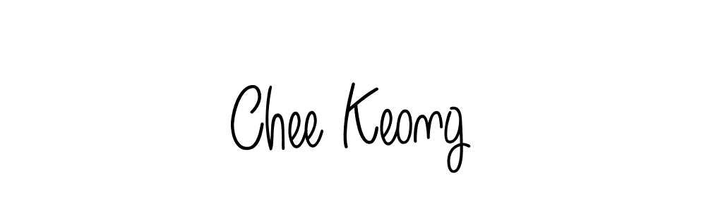 Design your own signature with our free online signature maker. With this signature software, you can create a handwritten (Angelique-Rose-font-FFP) signature for name Chee Keong. Chee Keong signature style 5 images and pictures png