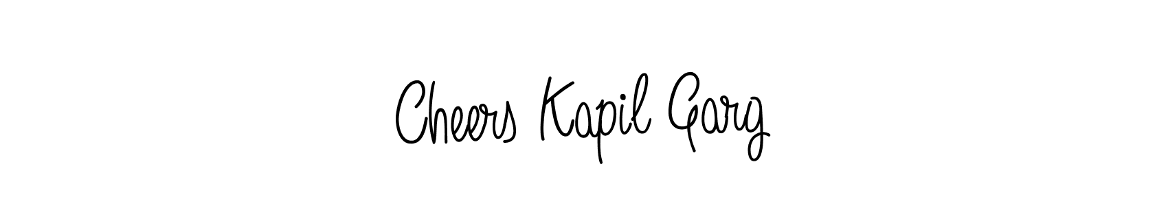 Once you've used our free online signature maker to create your best signature Angelique-Rose-font-FFP style, it's time to enjoy all of the benefits that Cheers Kapil Garg name signing documents. Cheers Kapil Garg signature style 5 images and pictures png