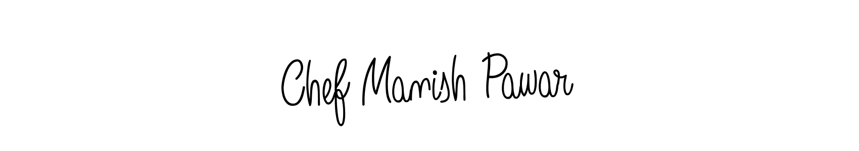 Chef Manish Pawar stylish signature style. Best Handwritten Sign (Angelique-Rose-font-FFP) for my name. Handwritten Signature Collection Ideas for my name Chef Manish Pawar. Chef Manish Pawar signature style 5 images and pictures png