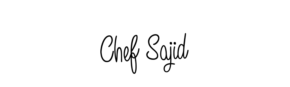 Angelique-Rose-font-FFP is a professional signature style that is perfect for those who want to add a touch of class to their signature. It is also a great choice for those who want to make their signature more unique. Get Chef Sajid name to fancy signature for free. Chef Sajid signature style 5 images and pictures png