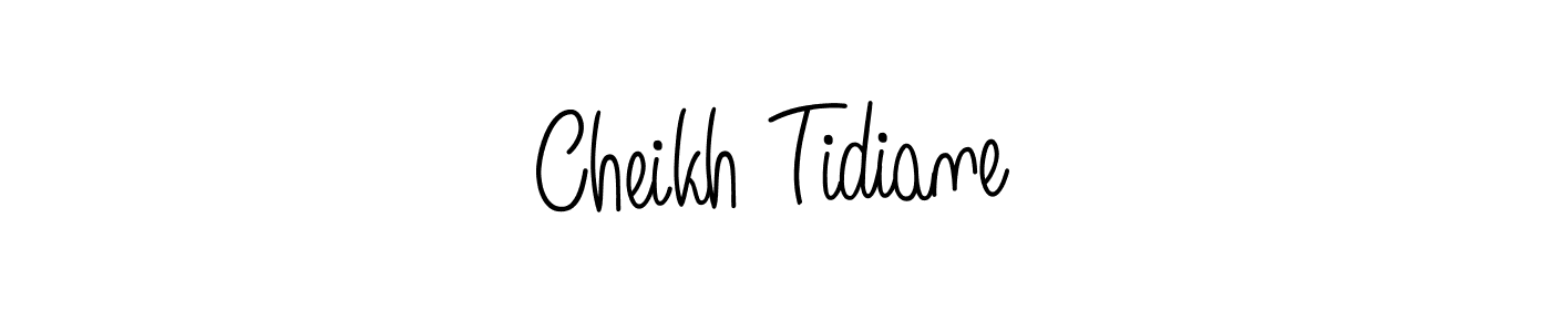 Use a signature maker to create a handwritten signature online. With this signature software, you can design (Angelique-Rose-font-FFP) your own signature for name Cheikh Tidiane. Cheikh Tidiane signature style 5 images and pictures png