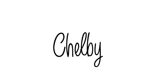 Make a beautiful signature design for name Chelby. With this signature (Angelique-Rose-font-FFP) style, you can create a handwritten signature for free. Chelby signature style 5 images and pictures png