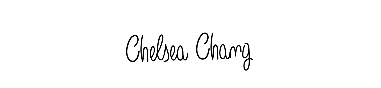 How to make Chelsea Chang name signature. Use Angelique-Rose-font-FFP style for creating short signs online. This is the latest handwritten sign. Chelsea Chang signature style 5 images and pictures png
