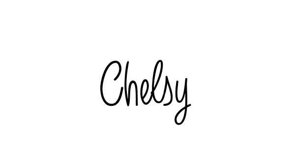 You should practise on your own different ways (Angelique-Rose-font-FFP) to write your name (Chelsy) in signature. don't let someone else do it for you. Chelsy signature style 5 images and pictures png