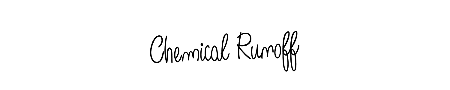 How to make Chemical Runoff signature? Angelique-Rose-font-FFP is a professional autograph style. Create handwritten signature for Chemical Runoff name. Chemical Runoff signature style 5 images and pictures png
