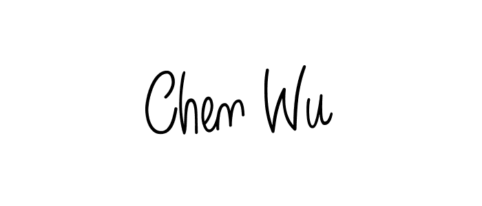 How to make Chen Wu signature? Angelique-Rose-font-FFP is a professional autograph style. Create handwritten signature for Chen Wu name. Chen Wu signature style 5 images and pictures png