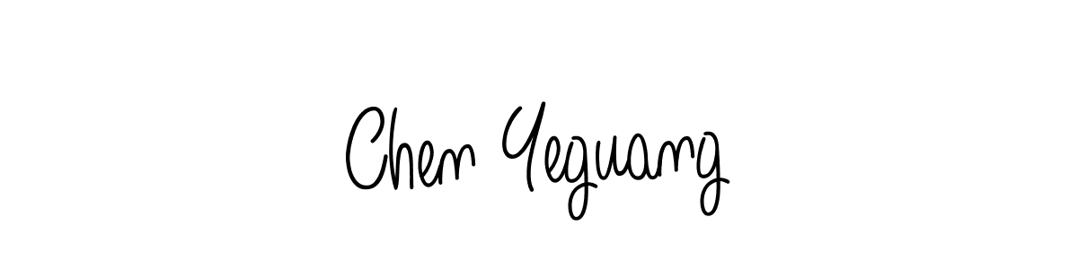 Make a beautiful signature design for name Chen Yeguang. With this signature (Angelique-Rose-font-FFP) style, you can create a handwritten signature for free. Chen Yeguang signature style 5 images and pictures png