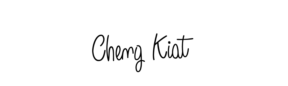 How to make Cheng Kiat name signature. Use Angelique-Rose-font-FFP style for creating short signs online. This is the latest handwritten sign. Cheng Kiat signature style 5 images and pictures png