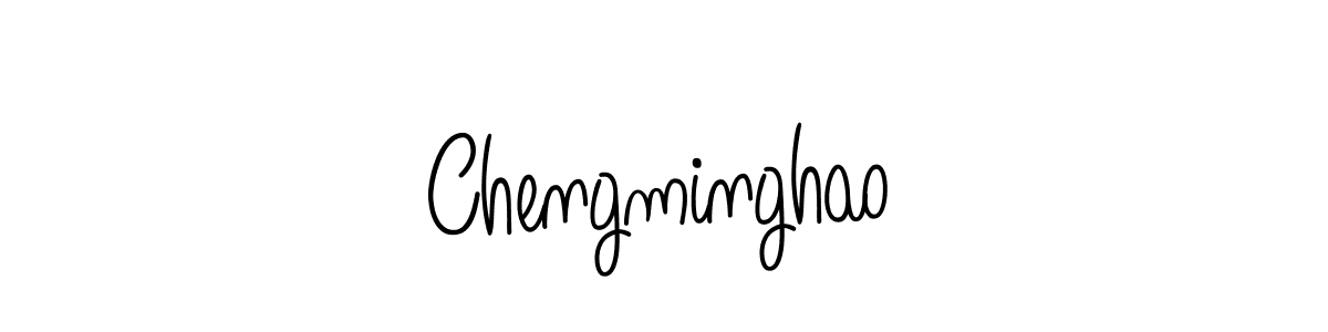 Create a beautiful signature design for name Chengminghao. With this signature (Angelique-Rose-font-FFP) fonts, you can make a handwritten signature for free. Chengminghao signature style 5 images and pictures png
