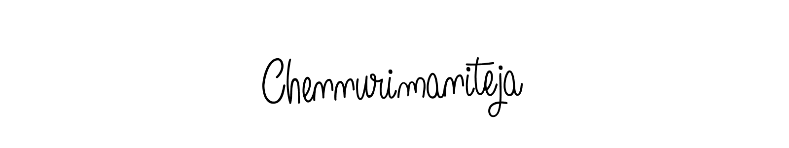 How to make Chennurimaniteja signature? Angelique-Rose-font-FFP is a professional autograph style. Create handwritten signature for Chennurimaniteja name. Chennurimaniteja signature style 5 images and pictures png